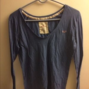 Blue Hollister long sleeve