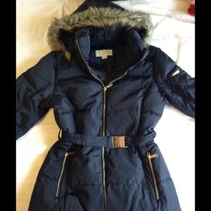 Fur hooded Michael Kors Coat