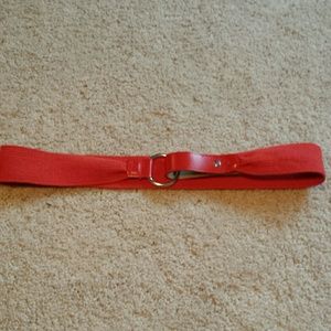 Red cotton belt