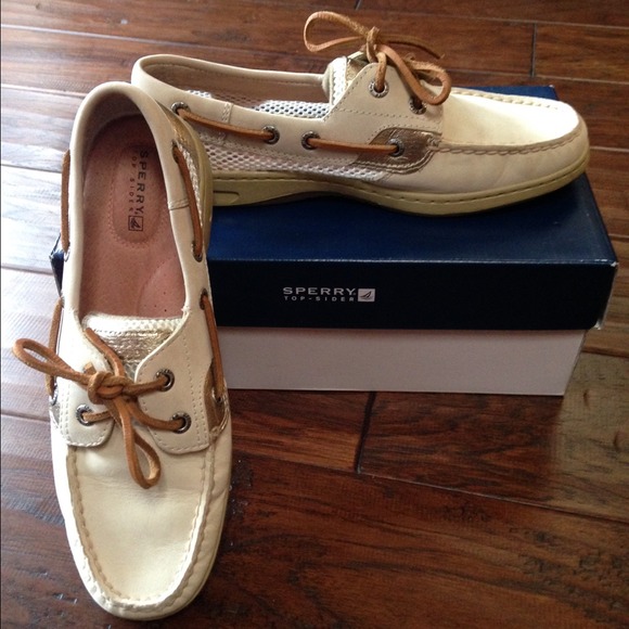 Bluefish Ivory Open Mesh Sperry - Picture 2 of 3
