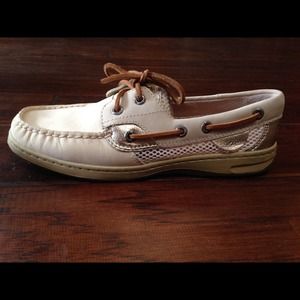 Bluefish Ivory Open Mesh Sperry
