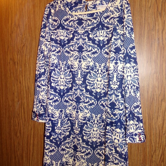 Long sleeve floral dress