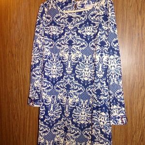 Long sleeve floral dress