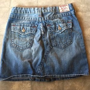 True Religion Denim skirt