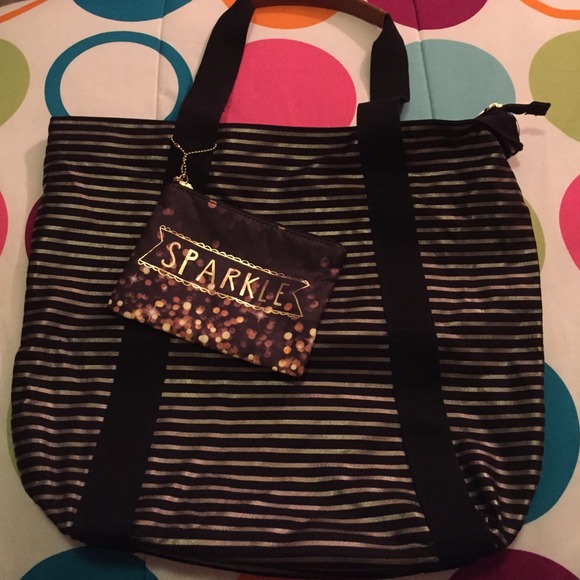 Brand new w/ tags bath and body works sparkle bag