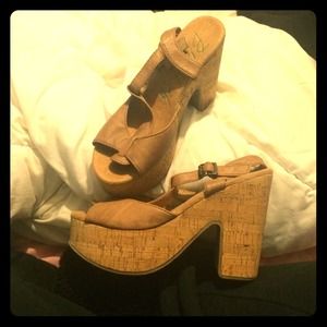 Blowfish Malibu brand summer wedge/heels