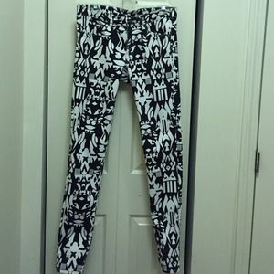 Black and white Jean.