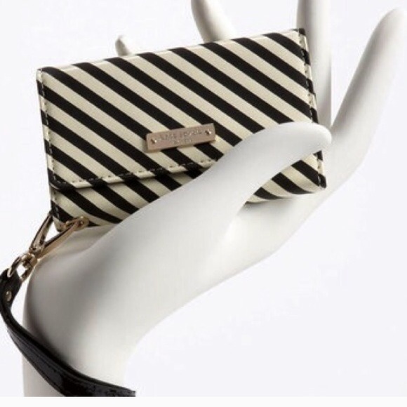 NEW LISTING - Kate Spade Striped Wristlet - Picture 2 of 4