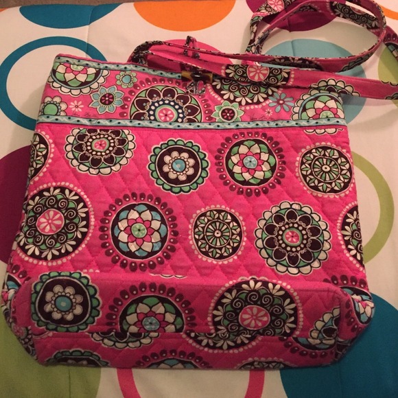 Pre owned Vera Bradley pink cupcakes tote