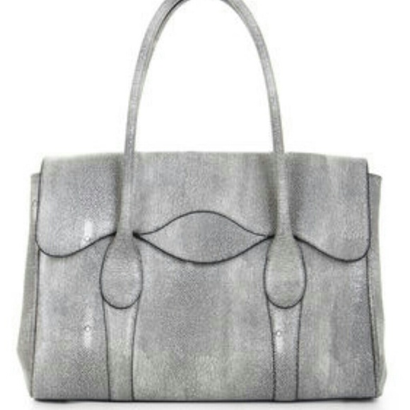 Gray stingray-print BCBG MaxAzria Purse