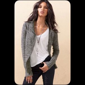 Victoria's Secret Moto Sweater Jacket