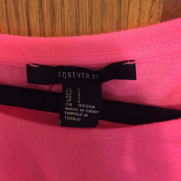 Pink plain top from forever 21 - Picture 2 of 2