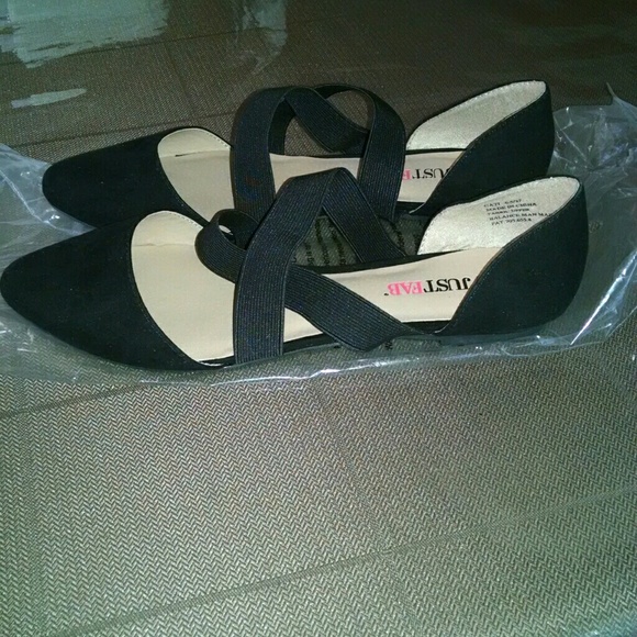 Just Fab black flats
