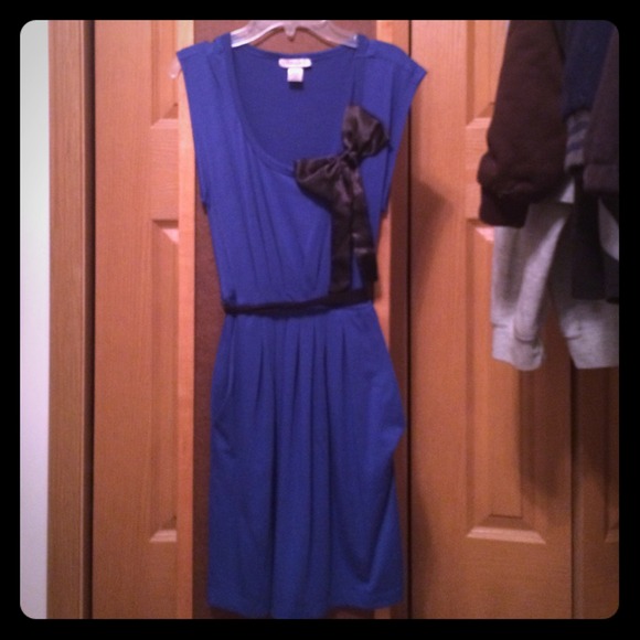 Adorable Blue Bow Dress