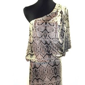 Jessica Simpson one-shoulder skirt, Small