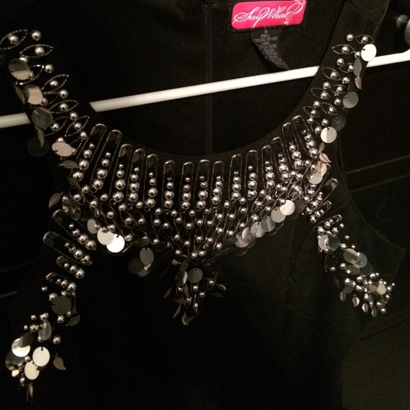 Black cotton party dress!!! 💯 - Picture 2 of 4