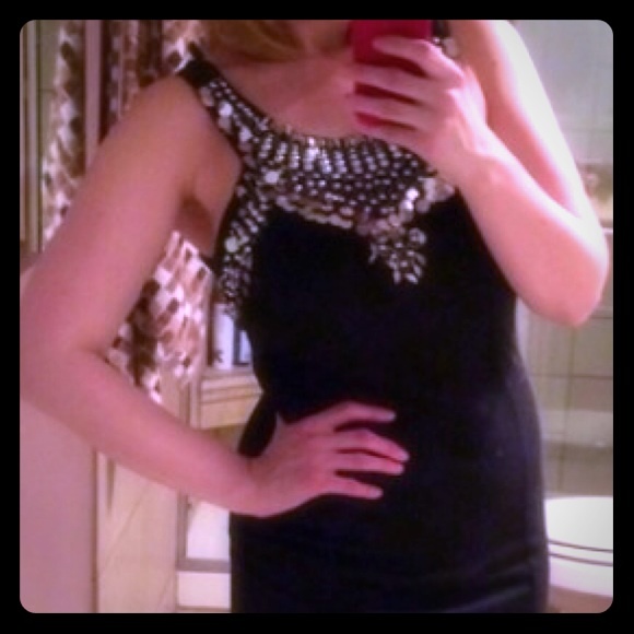 Black cotton party dress!!! 💯 - Picture 1 of 4