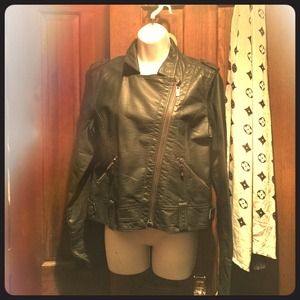 NWT People's Liberation Green Moto jacket L