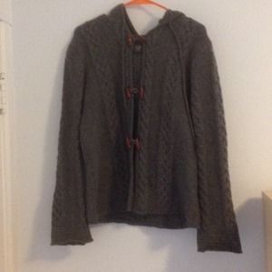 Chunky grey cardigan