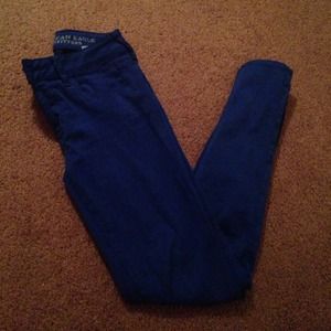 Blue american eagle jeggings