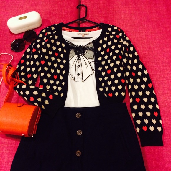 H&M Colorful Hearts Cardigan - Picture 3 of 4