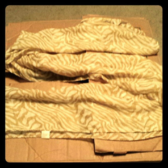 Zebra print scarf