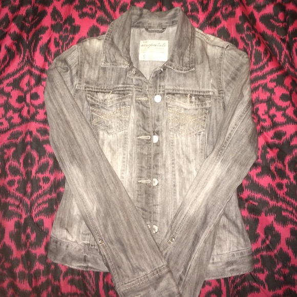 Gray denim jacket - Picture 1 of 1