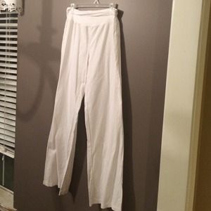 🌼cute white lined Palazzo pants🌼