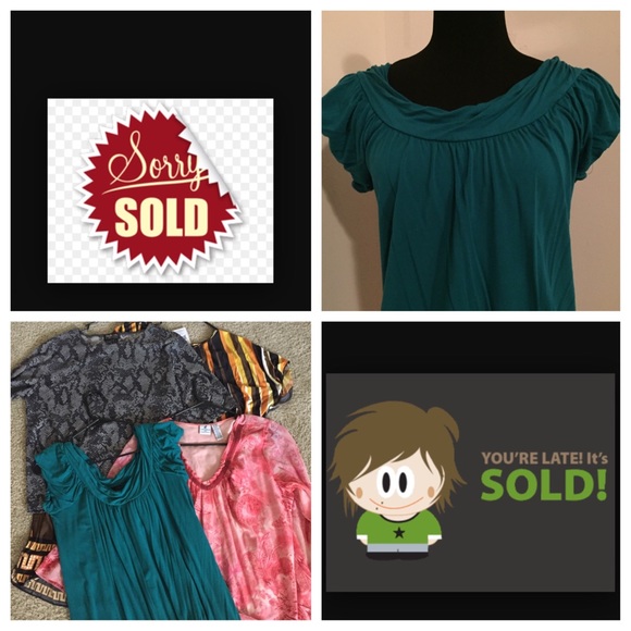 Sold! Bundle!  and Gauge Blouse blue very