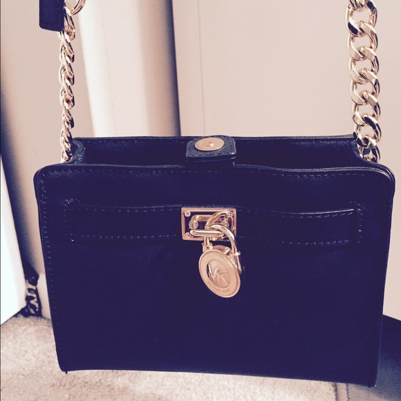 MICHAEL KORS HAMILTON SAFFIANO LEATHER MINI
