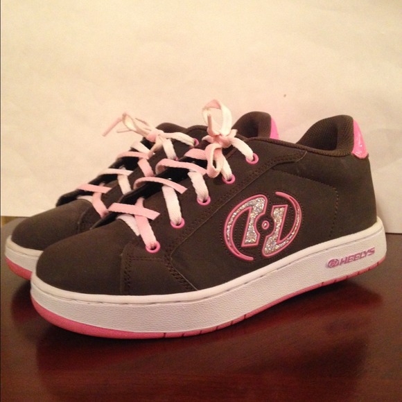 Heelys (pink, brown)