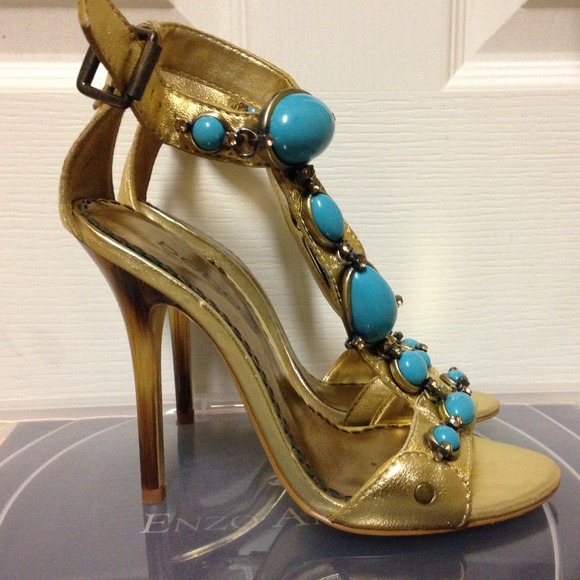 bebe Shoes Bebe Gold Heels Poshmark