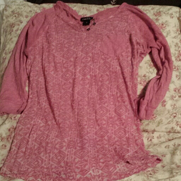 Tribal Print baseball T - Picture 1 of 2