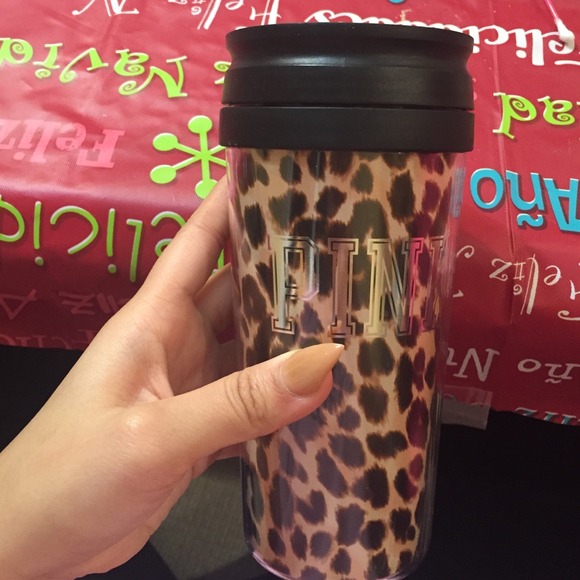 VS Pink Cheetah tumbler