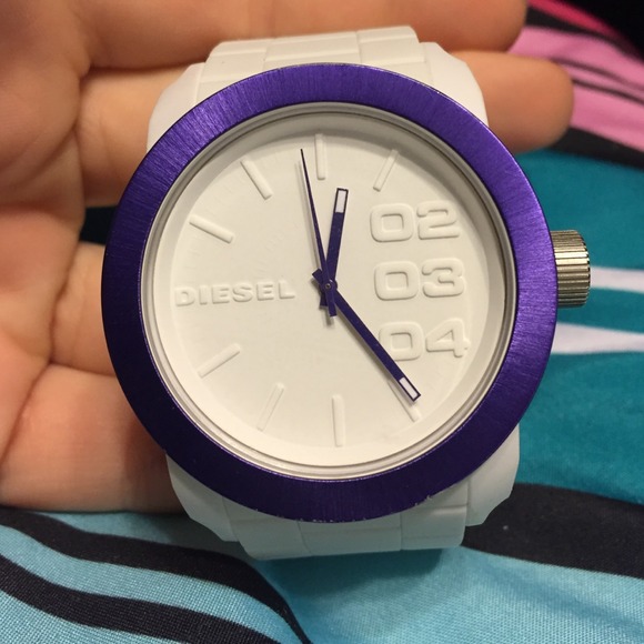 Diesel Accessories - Unisex Diesel White Silicone Watch