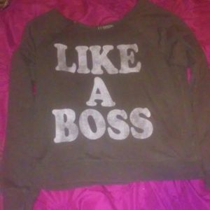 boss cute bokd sweater top