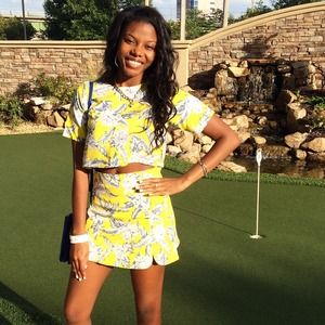 2 piece printed Skirt and Top