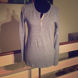 Light blue J Crew sweatshirt.