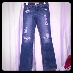 Abercrombie Distressed Jeans