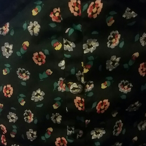 Floral American Eagle Black Dress - Picture 4 of 4