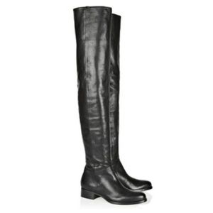 Jimmy Choo Giorgina Leather Thigh High Boot