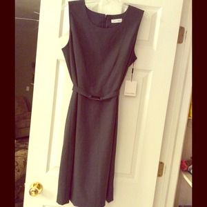 Charcoal Calvin Klein suit dress! NWT! Size 12!