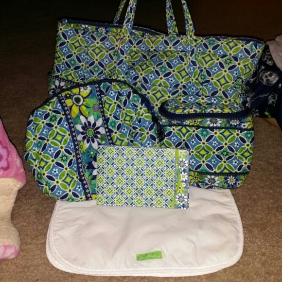 Ver Bradley  diaper bag with accessories