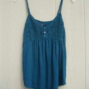 Steel Blue High-Low Shirt