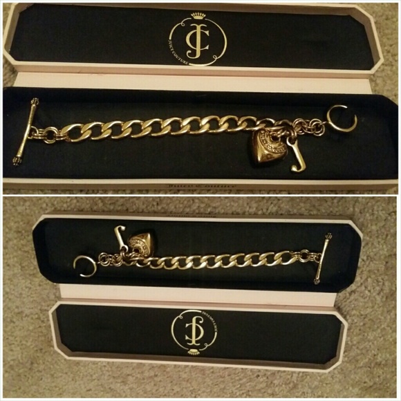 👋SOLD👋✌Gold juicy couture charm bracelet