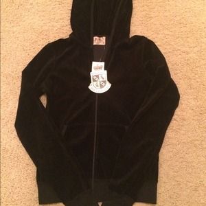 Juicy couture black&hot pink track suits