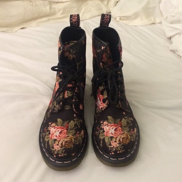 Floral Doc Martens