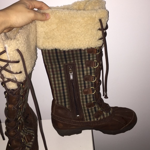ugg furry lace up boots ugg furry lace up boots