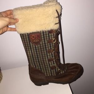ugg furry lace up boots ugg furry lace up boots