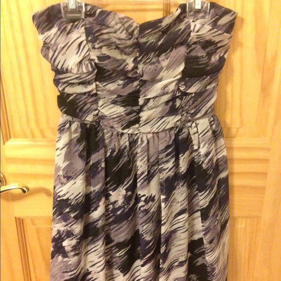 Strapless mini dress - Picture 1 of 4